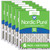 Six Packs Nordic Pure 12x24x4 Pleated MERV 13 Air Filters stacked 12x24x4M13-6
