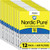 Twelve Packs Nordic Pure 12x25x1 Pleated MERV 10 Air Filters 12 Pack boxed bulk 12x25x1M10-12