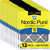 Twelve Packs Nordic Pure 12x25x1 Furnace Air Filters MERV 10 Pleated Plus Carbon stacked 12x25x1PM10C-12