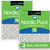 Two Packs Nordic Pure 14x18x1 Pleated Air Filters MERV 13 Plus Carbon side by side 14x18x1M13+C-2