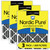 Three Packs Nordic Pure 15x20x2 Furnace Air Filters MERV 10 Pleated Plus Carbon stacked 15x20x2PM10C-3