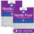 Two Packs Nordic Pure 16x16x1 Pleated MERV 8 Air Filters side by side 16x16x1M8-2