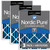 Three Packs Nordic Pure 16x20x2 Pleated Air Filters MERV 7 Plus Carbon stacked 16x20x2M7+C-3