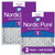 Two Packs Nordic Pure 16x20x4 Pleated MERV 8 Air Filters side by side 16x20x4M8-2