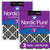 Two Packs Nordic Pure 16x20x4 Pleated Plus Carbon Air Filters MERV 8 side by side 16x20x4PM8C-2