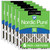 Six Packs Nordic Pure 16x24x4 Pleated Air Filters MERV 13 Plus Carbon stacked 16x24x4M13+C-6