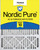 Single Pack Nordic Pure 16x25x5 Honeywell/Lennox Replacement MERV 10 Air Filter displayed front-facing 16x25x5HM10-1
