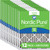 Twelve Packs Nordic Pure 18x18x2 Pleated MERV 13 Air Filters stacked 18x18x2M13-12