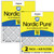 Two Packs Nordic Pure 18x20x1 Pleated MERV 10 Air Filters side by side 18x20x1M10-2