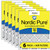 Six Packs Nordic Pure 18x20x1 Pleated Air Filters MERV 10 stacked 18x20x1M10-6