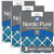 Three Packs Nordic Pure 18x20x1 Pleated MERV 7 Air Filters stacked 18x20x1M7-3