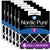 Six Packs Nordic Pure 18x24x1 Pure Carbon Odor Reduction Furnace Air Filters stacked 18x24x1PCP-6