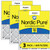 Three Packs Nordic Pure 18x25x1 Pleated MERV 10 Air Filters stacked 18x25x1M10-3