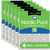 Six Packs Nordic Pure 18x25x1 Pleated Air Filters MERV 13 Plus Carbon stacked 18x25x1M13+C-6