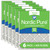 Six Packs Nordic Pure 18x25x1 Pleated MERV 13 Air Filters stacked 18x25x1M13-6