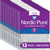 Twelve Packs Nordic Pure 18x25x2 Pleated MERV 8 Air Filters stacked 18x25x2M8-12