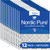 Twelve Packs Nordic Pure 20x20x1 Pleated MERV 12 Air Filters stacked 20x20x1M12-12