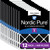 Twelve Packs Nordic Pure 20x20x1 Pure Carbon Odor Reduction Furnace Air Filters stacked 20x20x1PCP-12