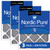 Three Packs Nordic Pure 20x20x1 Furnace Air Filters MERV 12 Pleated Plus Carbon stacked 20x20x1PM12C-3