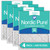 Four Packs Nordic Pure 20x22x1 Pleated MERV 14 Air Filters stacked 20x22x1M14-4