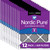 Twelve Packs Nordic Pure 20x24x1 Furnace Air Filters MERV 8 Pleated Plus Carbon stacked 20x24x1PM8C-12