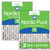 Two Packs Nordic Pure 20x25x4 Pleated MERV 13 Air Filters side by side 20x25x4M13-2
