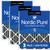 Three Packs Nordic Pure 24x24x2 Furnace Air Filters MERV 12 Pleated Plus Carbon stacked 24x24x2PM12C-3