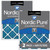 Two Packs Nordic Pure 8x20x1 Pleated Air Filters MERV 7 Plus Carbon side by side 8x20x1M7+C-2