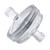 K&N Filters Inline Gas Fuel Filter 5/16", showcasing a precise plastic valve with a small hole for efficient fuel filtration.