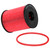 A red K&N oil filter with a red O-ring enhances automotive performance.