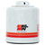 K&N oil filter for automotive use, ensuring optimal engine performance and filtration.
