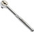 Zero Degree Gearless Ratchet - Nickel Plated High-Carbon Steel, 3/8" Drive (38151)