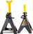 Omega Heavy Duty Jack Stands - Black, 6 Ton Capacity, 1 Pair (32068)