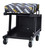 Omega 2-In-1 Mechanics Creeper Seat/Step Stool - 7.88'' Height, 17.72'' Width, 15.75'' Length, Black (91305)