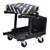 Omega 2-In-1 Mechanics Creeper Seat/Step Stool - 7.88'' Height, 17.72'' Width, 15.75'' Length, Black (91305)