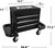 Pro-Lift Mechanic Roller Seat With Tool Box - 3-Drawer, Padded Seat Cushion, 400 Lbs Capacity (C-3300)