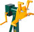 Omega Rotating Engine Stand - 360 Degree Adjustable Mounting Head And Folding Frame, 1250 Lbs Capacity (OP0960S)