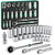 SK Tools Socket Set - Chrome, Standard & Deep, Sae, 6 Point, 3/8" Drive, 30 Piece (SK01309-216P)