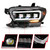 Anzo USA 16-23 Tacoma Black Full LED Projector Headlights (ANZ111496) Close Up