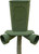 The Banks Outdoors Gravity Fed Tree and Post Mountable Weatherproof Feed Bank Deer and Game Hunting Feeder with 40 Pound Capacity, Green is built for hunters and land managers. Made from durable polyethylene, it mounts to trees, posts, or fences, features adjustable feeding ports, a watertight cover to keep feed fresh, and a 42-inch feeding height ideal for deer feeding in all weather conditions.