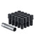 West Coast W28015CBB 12x1.5 conical spline lug bolt 28mm 5 lug install kit Black.