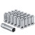 West Coast W5642ST 14x2 bulge acorn spline lug nuts 1.9" 6 lug install kit chrome.