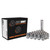 West Coast W5614SEO 14x1.5 open bulge acorn spline ET lug nuts 1.15" 6 lug install kit chrome.