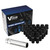 West Coast DPC27014CBB 14x1.5 conical spline lug bolt 27mm 5 lug install kit Black.