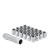 West Coast W56012STO 1/2" open bulge acorn spline lug nuts 0.85" 6 lug install kit chrome.