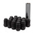 West Coast DF-54015B 12x1.5 ATV spline lug nuts 1.38" 4-lug Wheel install kit Black.