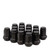 West Coast DFC-54010B 10x1.25 ATV hex lug nuts 14mm 1.38" 4-lug Wheel install kit Black