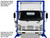 Atlas Automotive Equipment Platinum Ali Certified 2 Post Lift 15,000 Lbs (AP-PVL15-2)