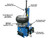 Atlas Automotive Equipment Elec/Pneumatic Wheel Clamp Tire Changer (ATTC221)