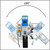 Weiss 7" x 27" Benchtop Milling Machine with D80 3-Axis DRO - 100-2250 RPM - 1.5HP (VM25L-D80)